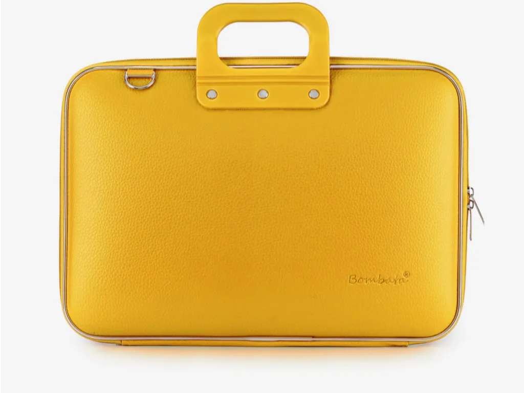Bombata Torba BOMBATA Classic Vinil 15" Saffron Yellow/Žuta Slika 1